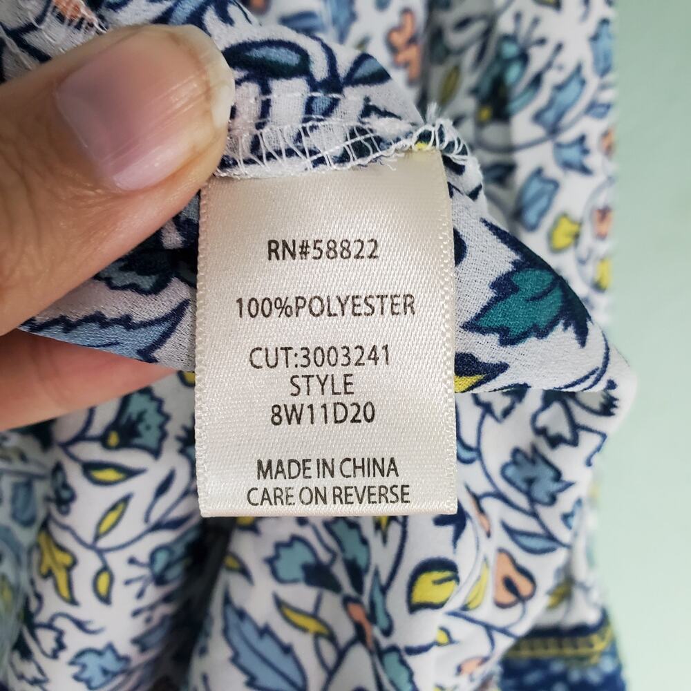 Max Studio Womens Multicolor Open Front Floral Ki… - image 4